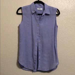 Linen sleeveless top